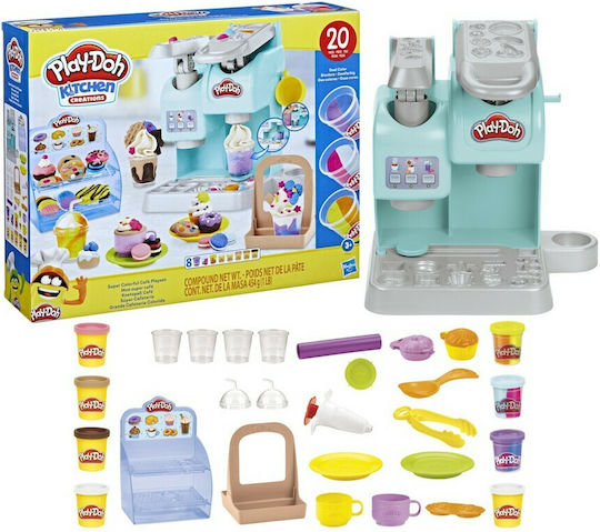 Hasbro Play-Doh Plasticine - Super Colorful Café Playset Game for Ages 3+