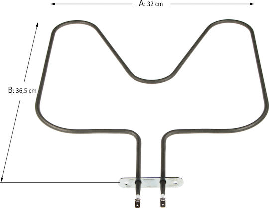 AEG 3570635015 Replacement Oven Heating Element Compatible with Electrolux / AEG / Zanussi 36.5x32cm