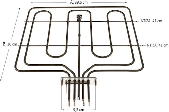 Άνω Αντίσταση & Γκριλ Συμβατή Miele 2150 Watt-230volt & 523 Watt-96volt