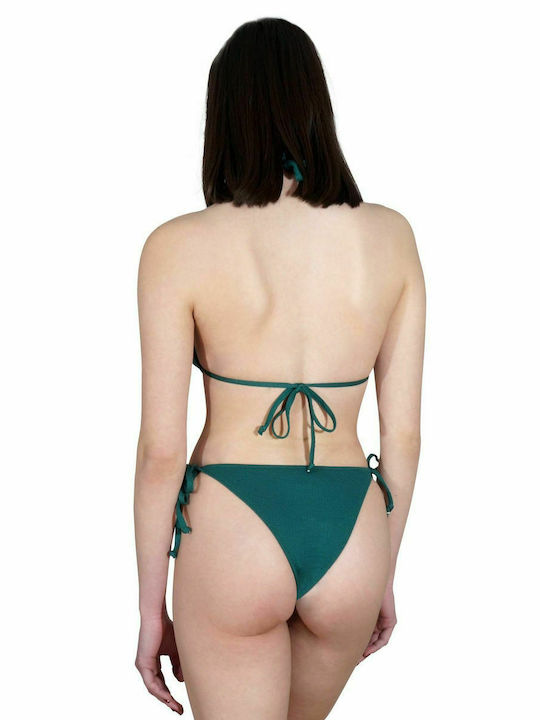 G Secret Set Bikini Τριγωνάκι Με Ενίσχυση Πράσινο