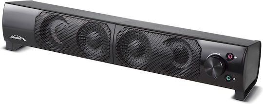 Audiocore AC955 2.0 Speakers with RGB 3W Black