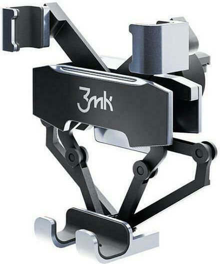 3MK Spider Gravity Car Mobile Mount with Adjustable Hooks Black