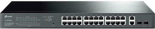 TP-LINK TL-SG1428PE Managed L2 PoE+ Switch with 26 Gigabit (1Gbps) Ethernet Ports and 2 SFP Ports