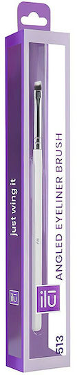 Ilu Πινέλο Μακιγιάζ για Eye Liner από Συνθετική Τρίχα 513 Angled Eyeliner