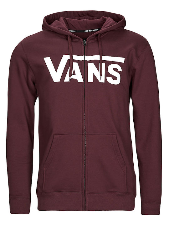 Sweatshirt mit Kapuze Burgundisch