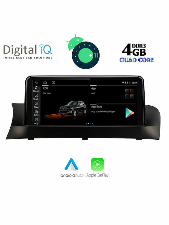 Digital IQ Ηχοσύστημα Αυτοκινήτου για BMW X3 2011-2013 (Bluetooth/USB/WiFi/GPS) με Οθόνη Αφής 10.25"