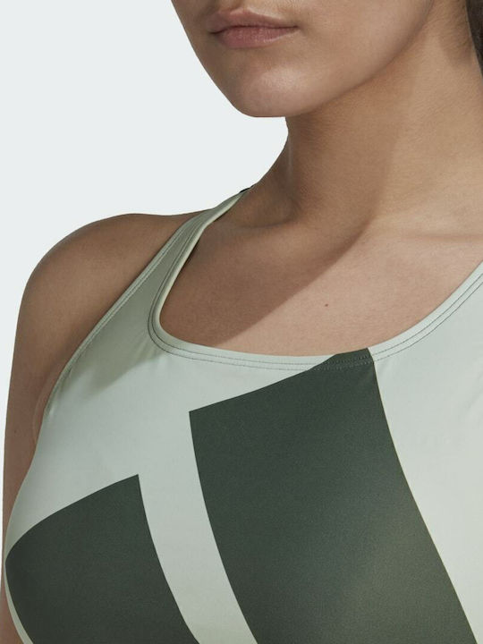 Sport Bikini Set Sports Bra & Slip Bottom Green Oxide