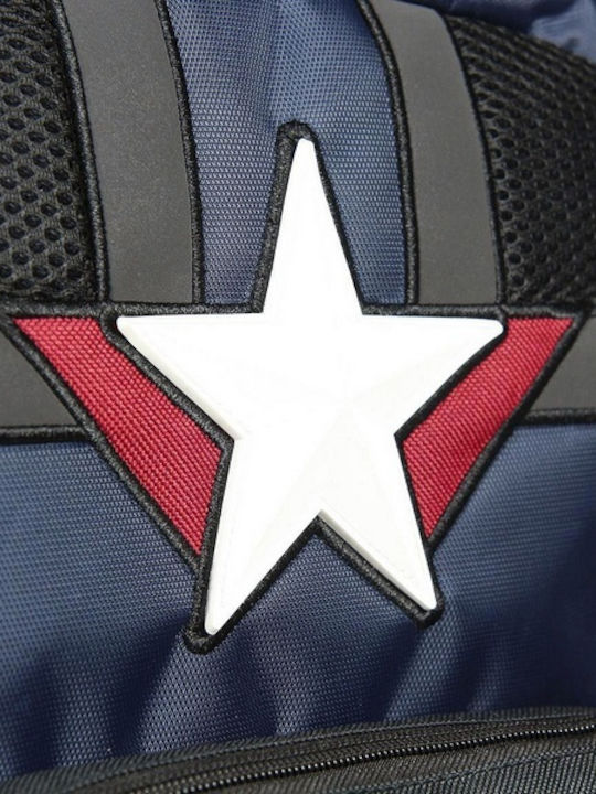 Cerda Captain America School Bag Backpack Junior High-High School in Blue color