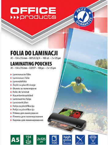 Donau Laminierfolien A5 125 Mikron 100 Stück