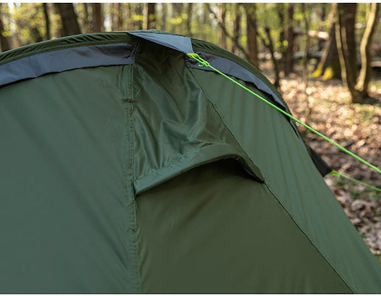 Peme Forest Winter Mountaineering Camping Tent Khaki with Double Cloth for 2 People Waterproof 4000mm 275x150x120cm