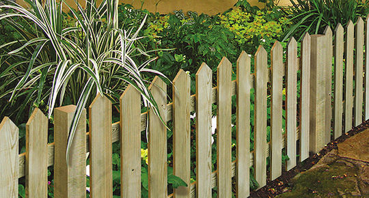 Showood Ξύλινη Πόρτα Φράχτη σε Μπεζ Χρώμα 75cm x 1m