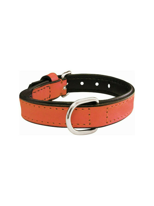 Gloriapets Soft Padded Dog Collar Leather In Pink Colour 15mm x 30cm