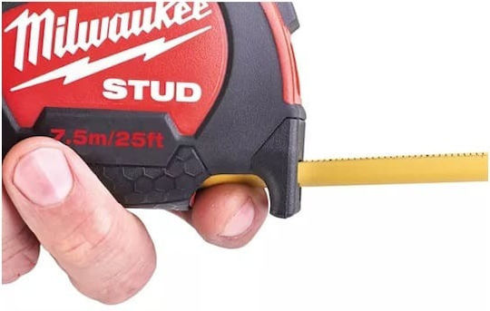 Milwaukee Stud Tape Measure with Auto-Rewind 27mm x 7.5m