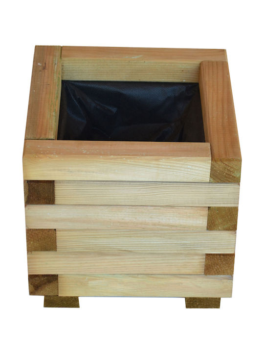 Showood Pot Wooden 30x30x28cm.