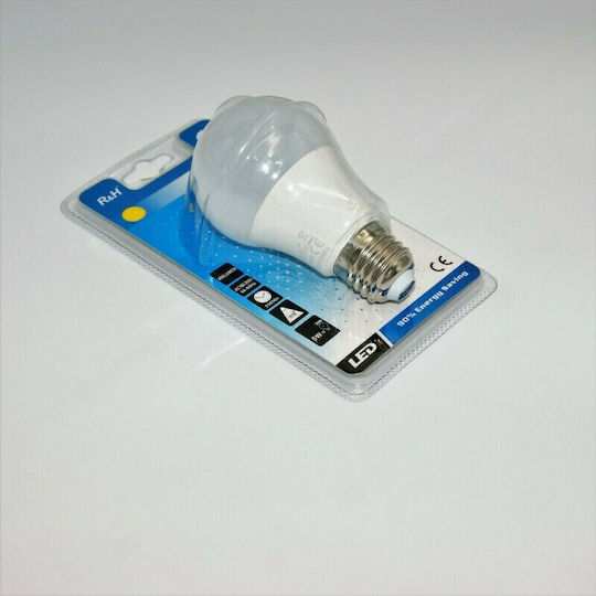 Bec LED 5W pentru Soclu E27 Alb cald 450lm