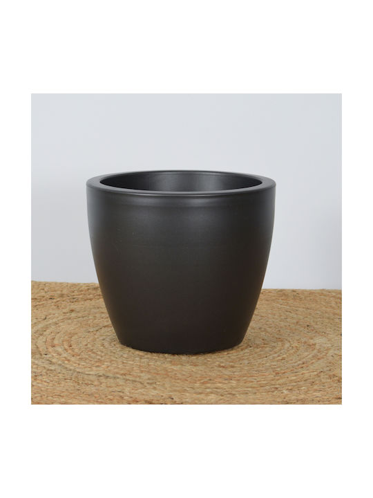 Viomes Linea 861 Übertopf Kunststoff Gray 25x25x21εκ.