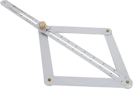 Silverline Unghiometru Aluminiu de lungime 38cm cu Raportor