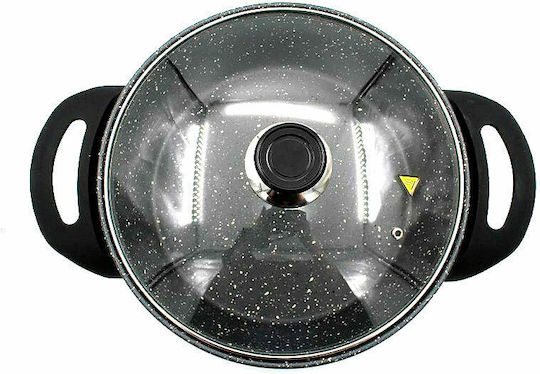 Sinbo Teppanyaki Utensil with Adjustable Thermostat 1200W 32x32cm.