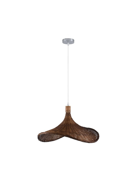GloboStar Cuba Brown Ceiling Light Boho with E27 Socket 53x30cm