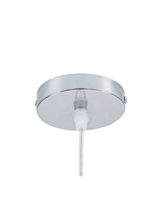 GloboStar Cuba Pendant Light Brown Grid with Socket E27 43x30cm