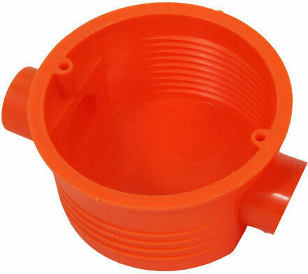 Courbi Eingebautes Elektrisches Gehäuse Verzweigung Distanzstück B22 für Inneninstallationen in Orange Farbe