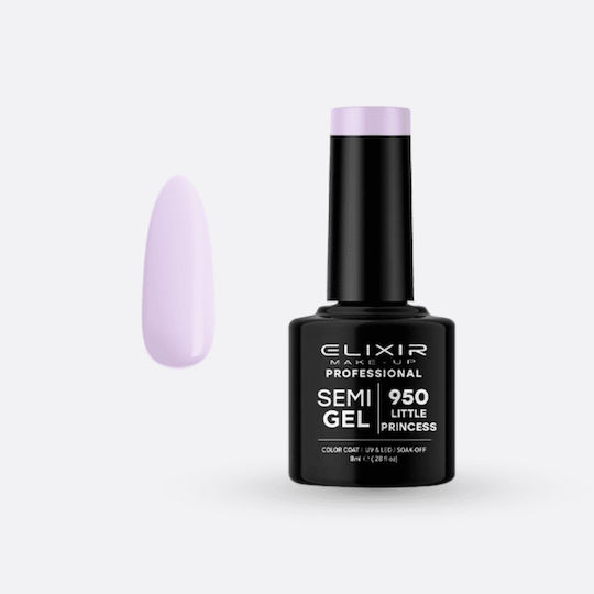 Elixir Semi Gel Semi-Permanent Nail Polish 950 Little Princess 8ml 842-950