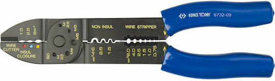 King Tony Crimping Tool 0.5-6mm² Cross Section with Cable Cutter