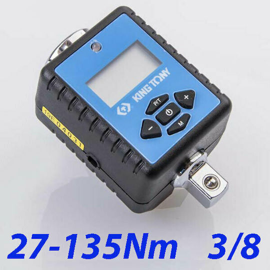 King Tony Adapter 3/8'' with Electronic Torque Wrench