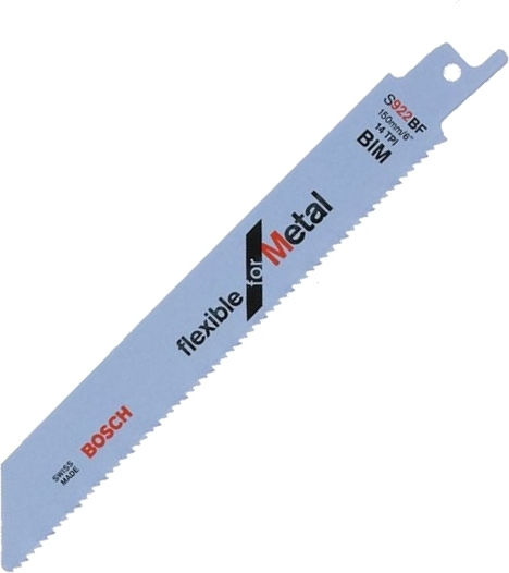 Bosch S 922 BF Jig Saw Blade for Metal 50mm Flexible for Metal 2pcs 2608656037