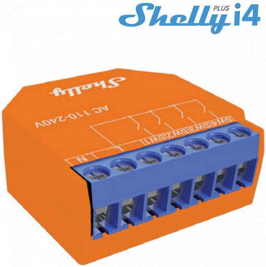 Shelly PLUS i4 Smart Switch Wi-Fi, Bluetooth & RF