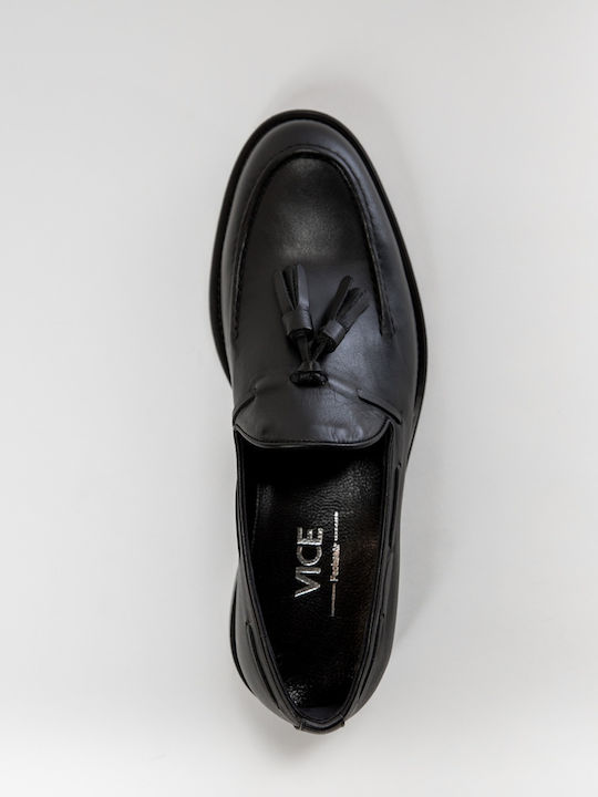 Men's Leather Loafers Black
