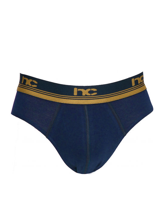 Nina Club 611 Herren Slips Navy / Gold 1Packung