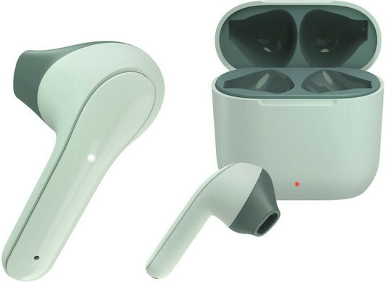 HAMA Freedom Light Earbud Bluetooth Handsfree Earphones with Charging Case Mint Green