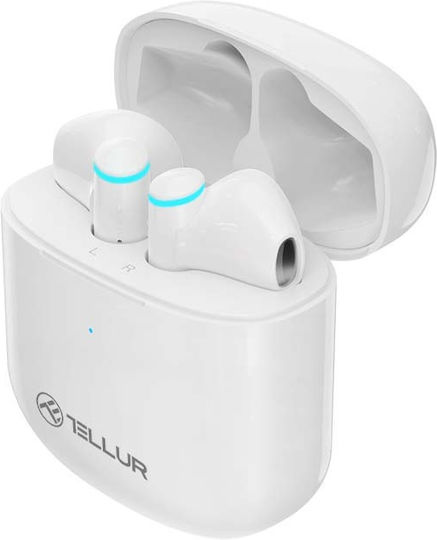 Tellur TLL511421 In-Ear Bluetooth-Freisprecheinrichtung Kopfhörer mit Ladeetui Weiß