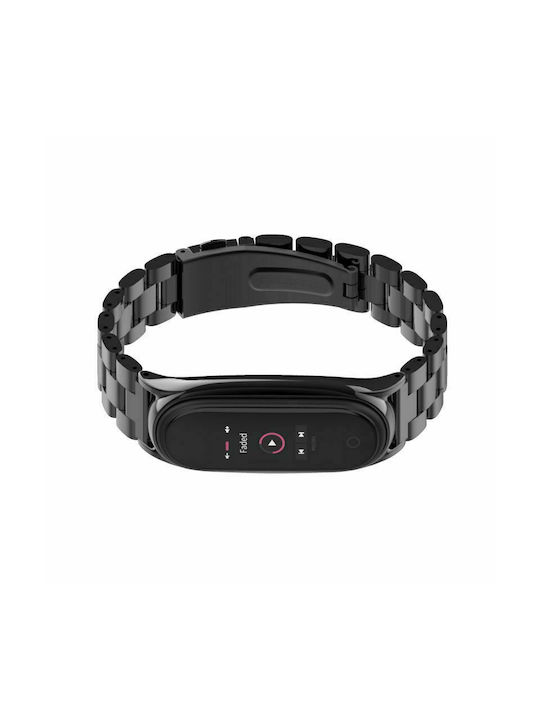 Tech-Protect Armband Rostfreier Stahl Schwarz (Smart Band 7)