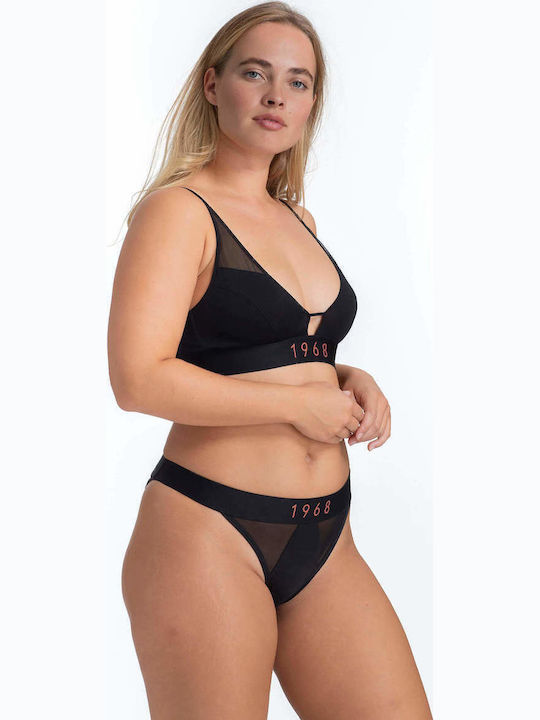 Dorina Radiate Bralette Σουτιέν Μαύρο