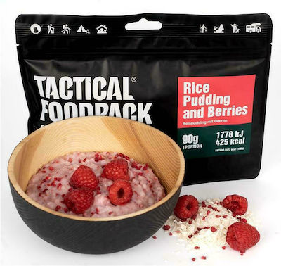 Tactical Foodpack Rice Pudding & Berries Gata Mâncare de Supraviețuire cu Orez 00936 90gr