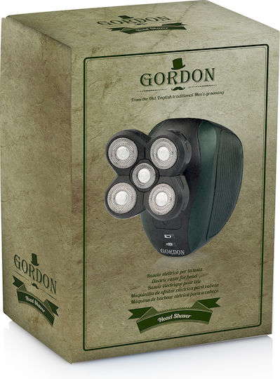Gordon B502 74-62-030 Περιστρεφόμενη Ξυριστική Μηχανή Προσώπου Επαναφορτιζόμενη