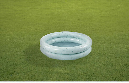 Little Dutch Sailors Bay Children's Round Inflatable PVC Swimming Pool Gray