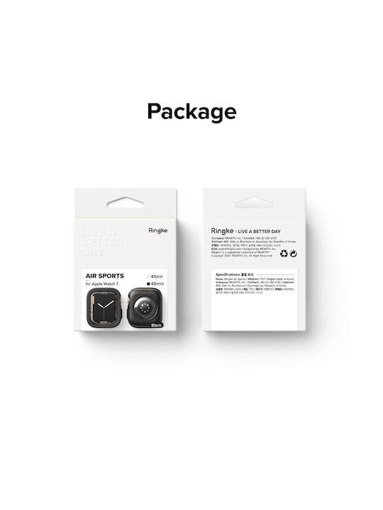 Ringke Air Силиконов Калъф Navy за Apple Watch 45 мм