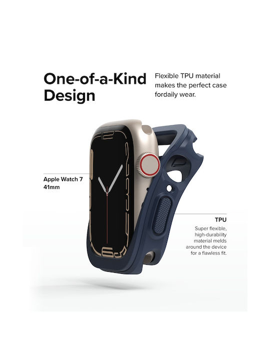 Ringke Air Силиконов Калъф Navy за Apple Watch 45 мм