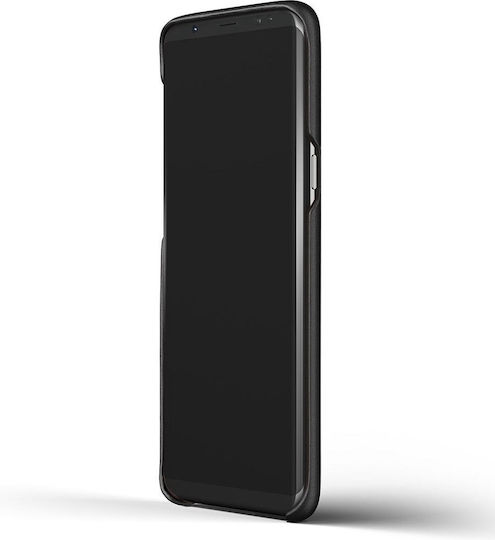 Mujjo Full Leather Back Cover Δερμάτινο 1mm Μαύρο (Galaxy S8+)