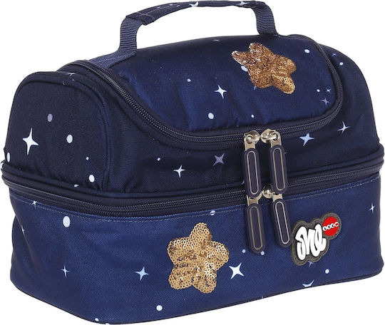 Lyc Sac Unicorn Stars School Hand Lunch Bag 3lt Blue Unicorns 24 x 15 x 15cm 0310