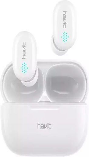Havit TW925 In-ear Bluetooth Handsfree Ακουστικά με Θήκη Φόρτισης Λευκά