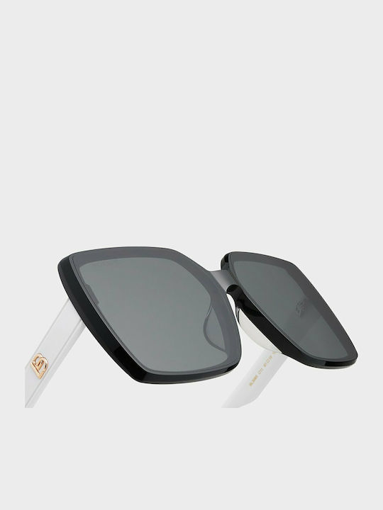 Bolon Women's Sunglasses with Black Plastic Frame and Black Lens BL3085C11