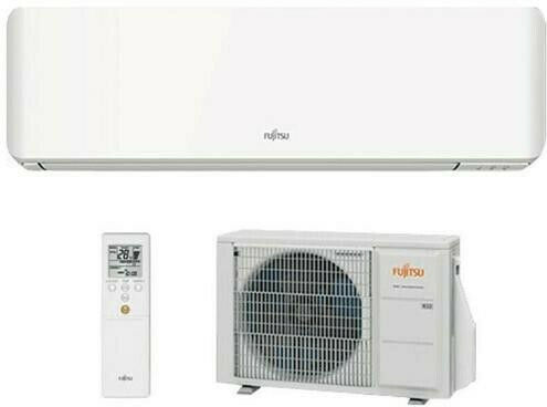 Fujitsu Series KM ASYG Klimaanlage Inverter 14000 BTU A++/A+ mit Betrieb im Leise-Modus