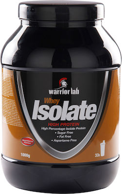 Warrior Lab Whey Isolate Πρωτεΐνη Ορού Γάλακτος Χωρίς Γλουτένη με Γεύση Βανίλια 1kg