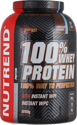 Nutrend 100% Whey Πρωτεΐνη Ορού Γάλακτος Χωρίς Γλουτένη με Γεύση Chocolate Coconut 2.25kg