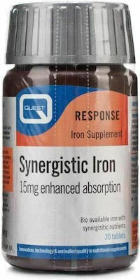 Quest Synergistic Iron 15mg Enhanced Absorption 30 Registerkarten