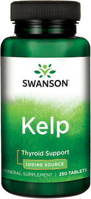 Swanson Kelp Iodine Source Ιώδιο 250 ταμπλέτες